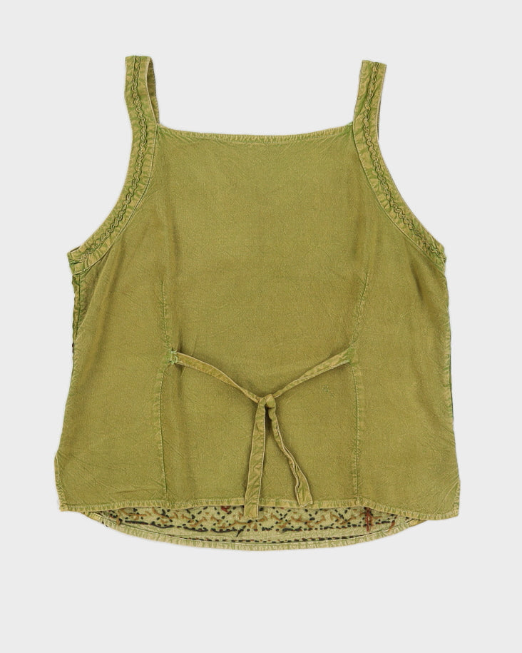 Vintage 90s Beaded Hippy Top - M