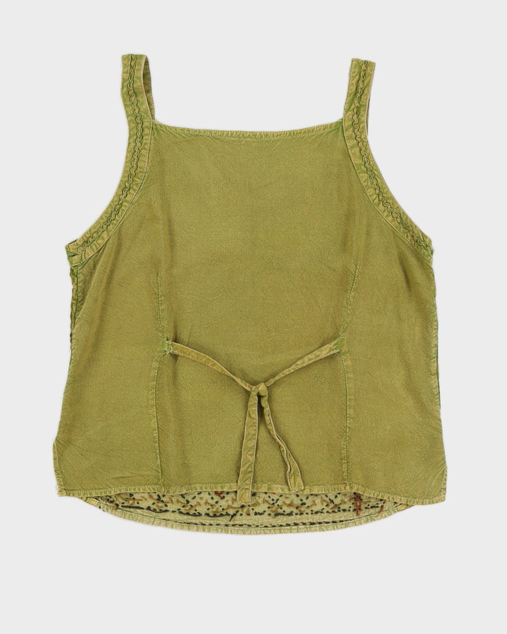 Vintage 90s Beaded Hippy Top - M