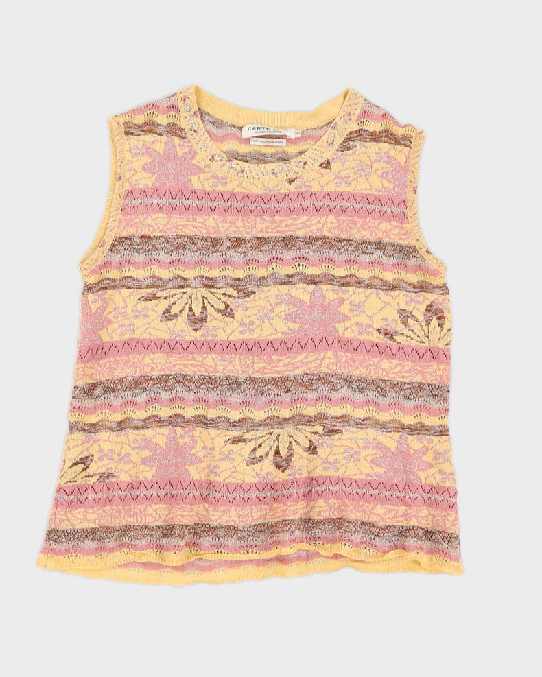 Vintage 90s Carte Knit Sparkly Top - M/L