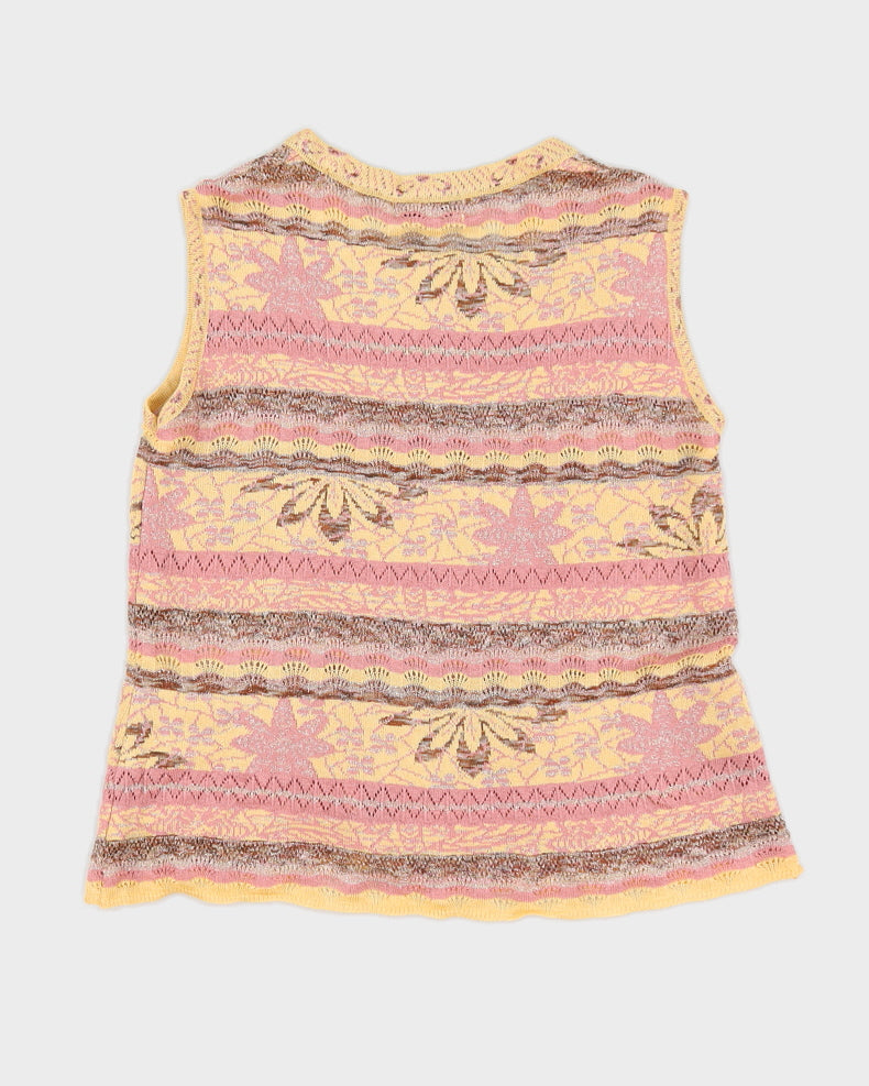 Vintage 90s Carte Knit Sparkly Top - M/L