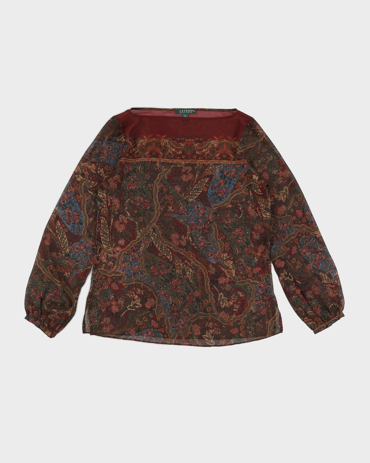 Ralph Lauren Paisley Blouse - M