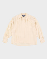 Light Peach Ralph Lauren Silk Blouse - XS