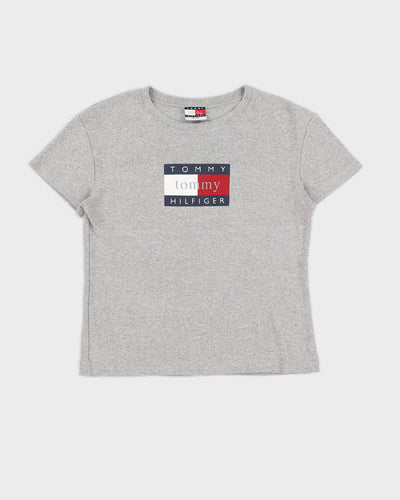 Vintage 90s Tommy Hilfiger Women's Baby Tee - L/XL