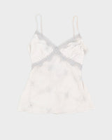Y2K 00s Suzy Shier Grey Sequin Cami Top - M/L