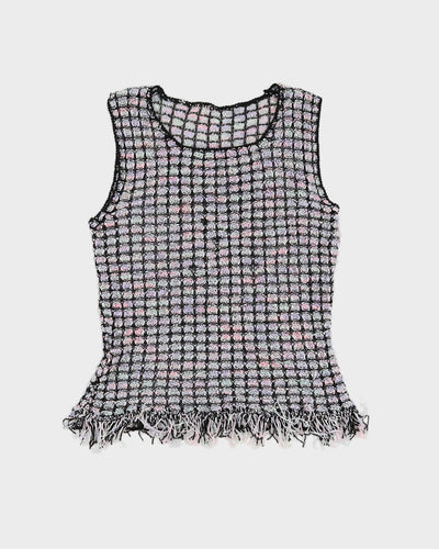 Y2K Crochet Cami Top - XS
