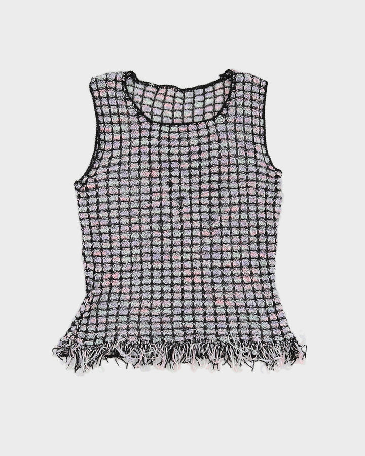Y2K Crochet Cami Top - XS