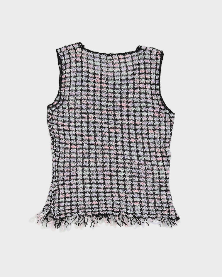 Y2K Crochet Cami Top - XS