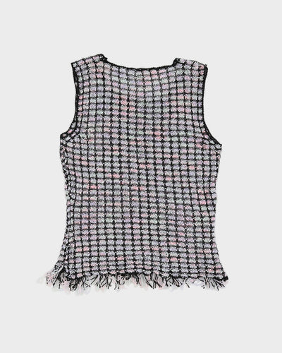 Y2K Crochet Cami Top - XS