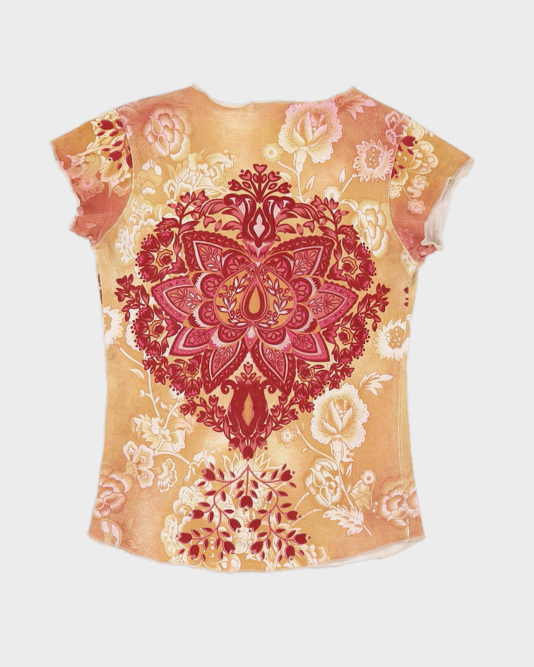 Vintage 00s Kenzo Jeans Sequin Top - S/M