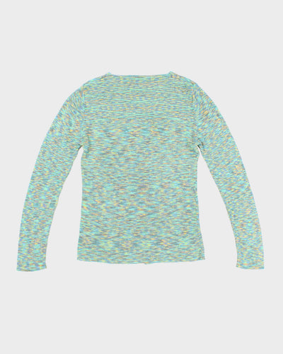 Y2K 00s Pastel Green Cardigan Top - M