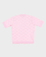 Gucci Pink Glittery Knit Sweater Top - S