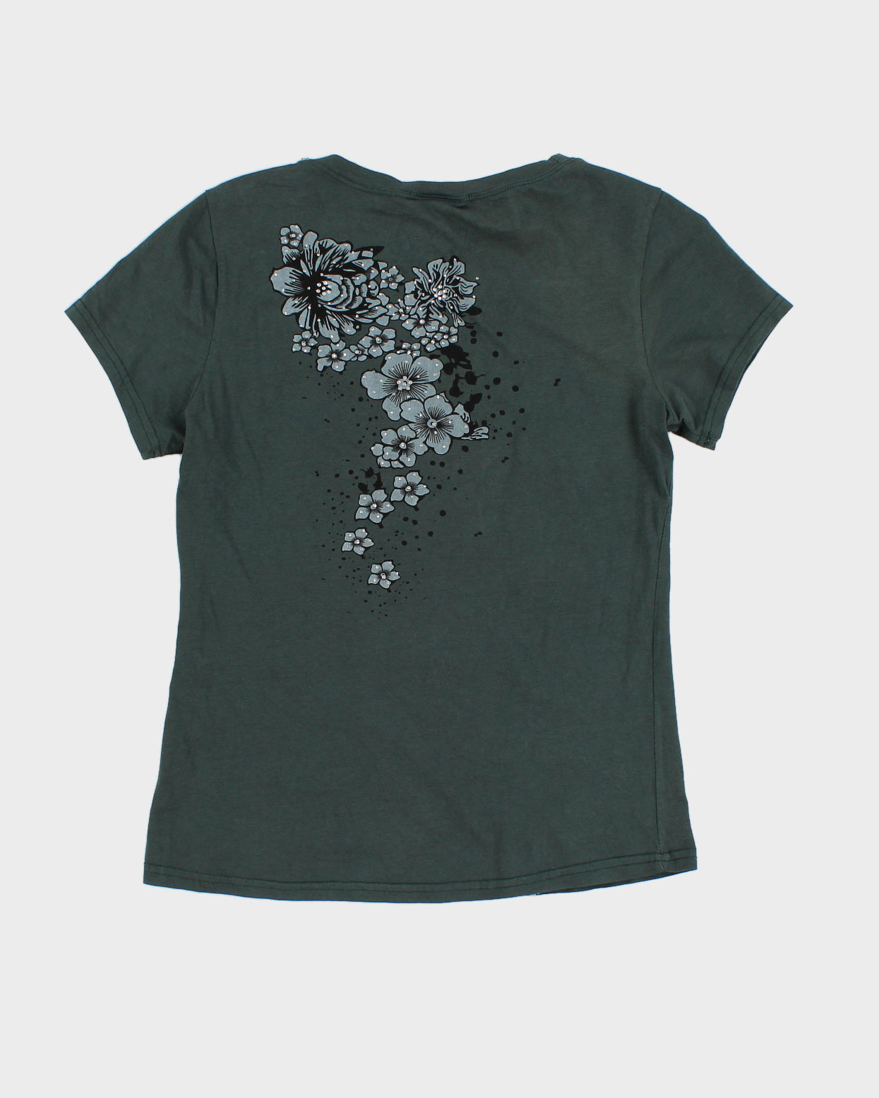 Y2K 00s Anna Sui Green Beaded Top - M