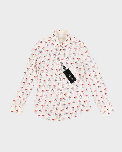 Weekend By MaxMara Flamingo Silk Shirt - S