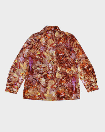 Vintage Bush Patterned Blouse - M