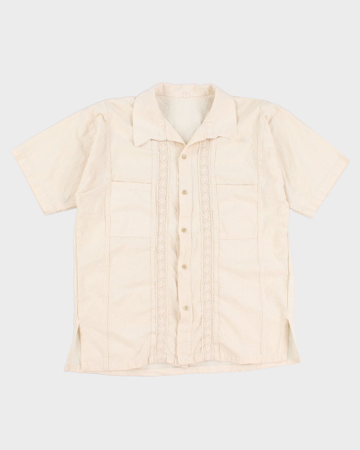 60's Beige Darling Blouse - L