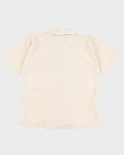 60's Beige Darling Blouse - L