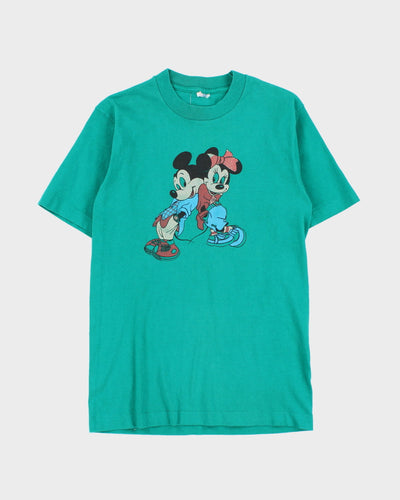 80's Mickey and Minnie Mouse T-Shirt - S - M