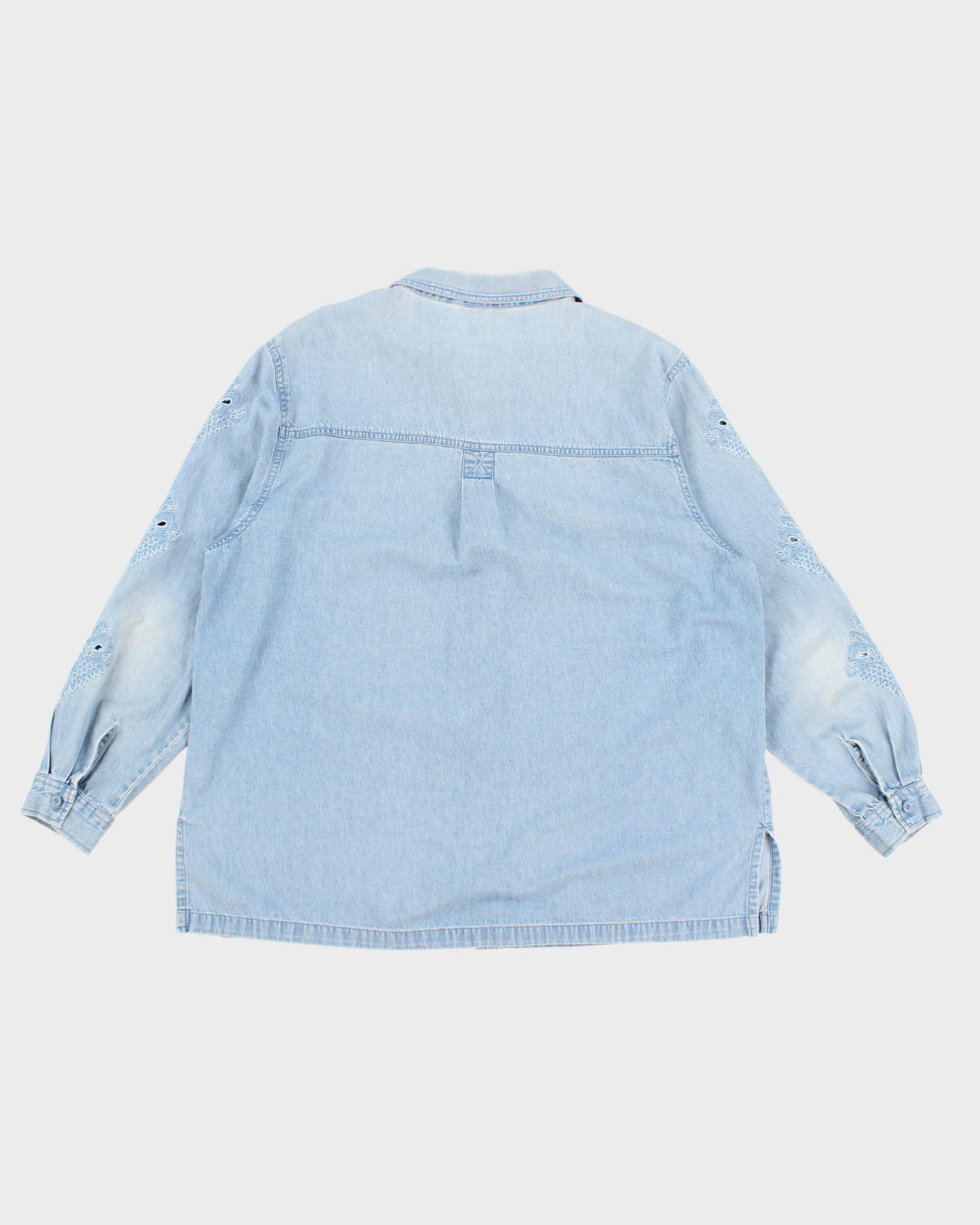 Vintage Passion Denim Embroidered Shirt - XL