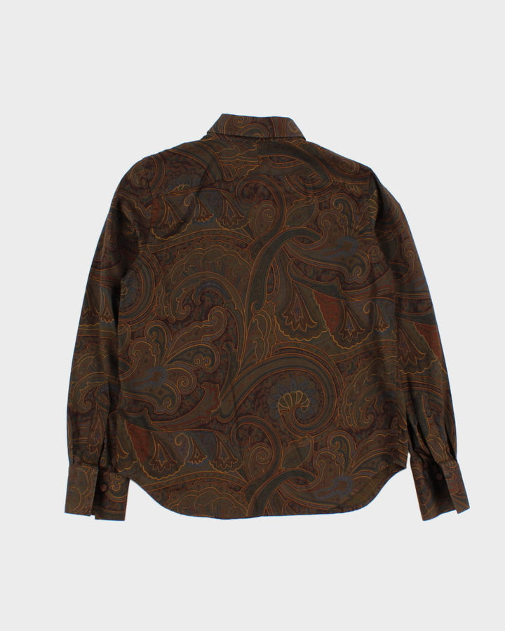 00s Ralph Lauren Paisley Blouse - S