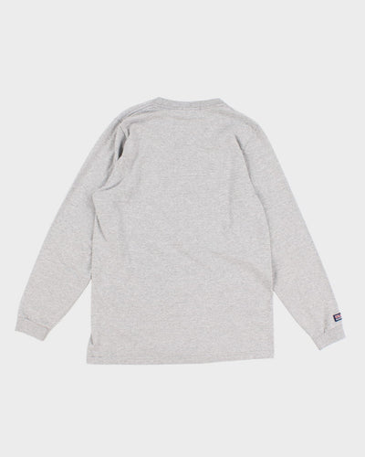 Women's Grey Harvard Long Sleeve Top - S