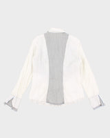 Vintage Crisca Textured Blouse - M