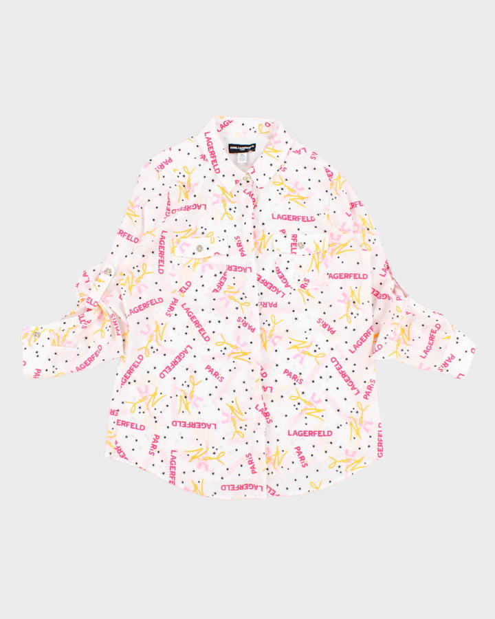 Women's Karl Lagerfeld Button Up Shirt - M