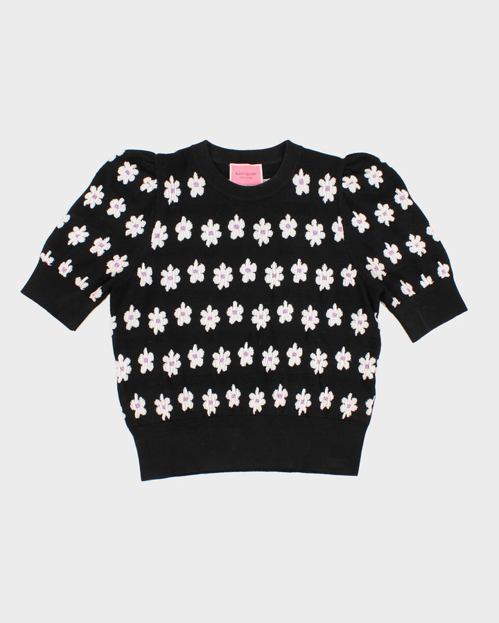 Womens Black Kate Spade Daisy Top - M