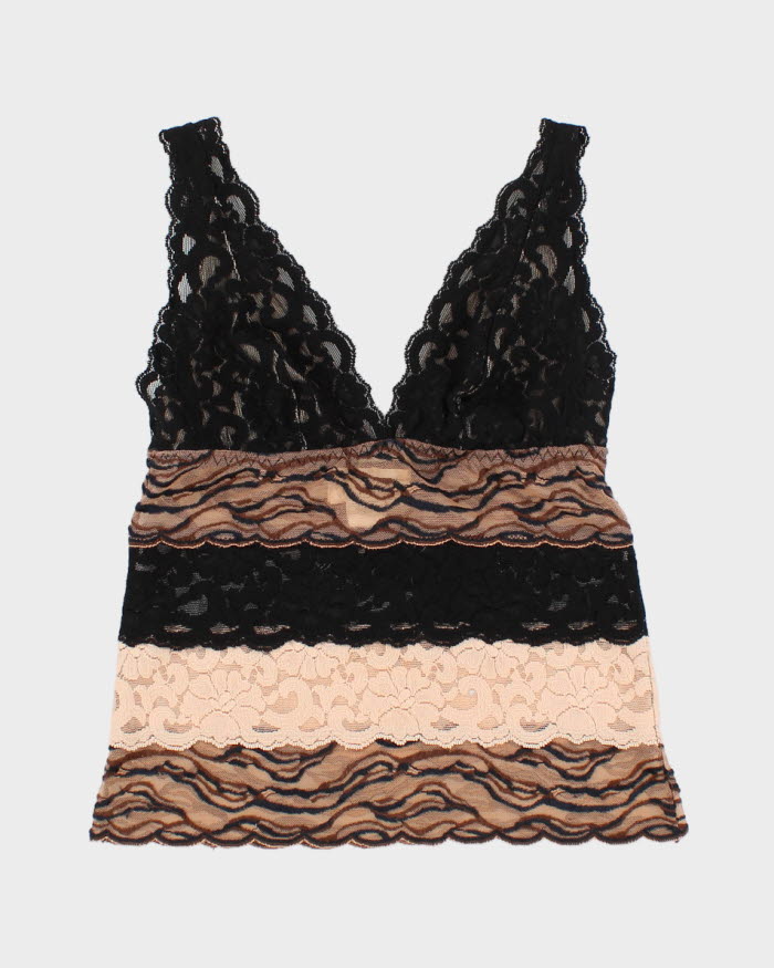 Y2K 00s Darling Guess Lace Detailed Cami - S