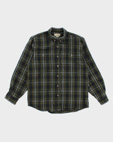 Vintage 80s L.L. Bean Women's Wool Flannel Shirt - M