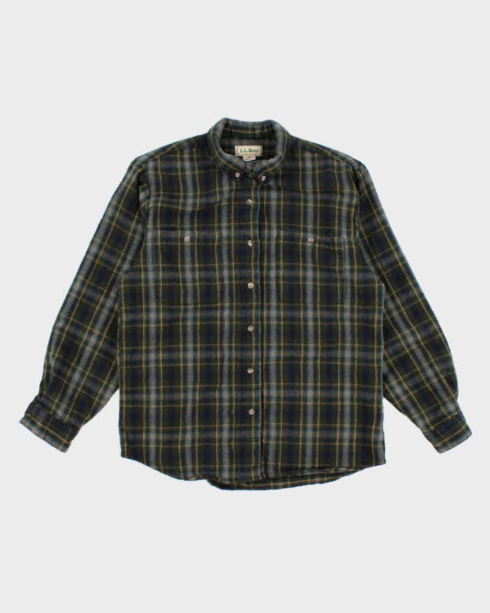 Vintage 80s L.L. Bean Women's Wool Flannel Shirt - M