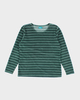 Men's Vintage 90s Velour Striped Top - M