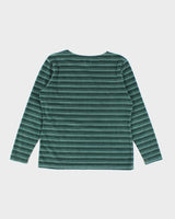 Men's Vintage 90s Velour Striped Top - M