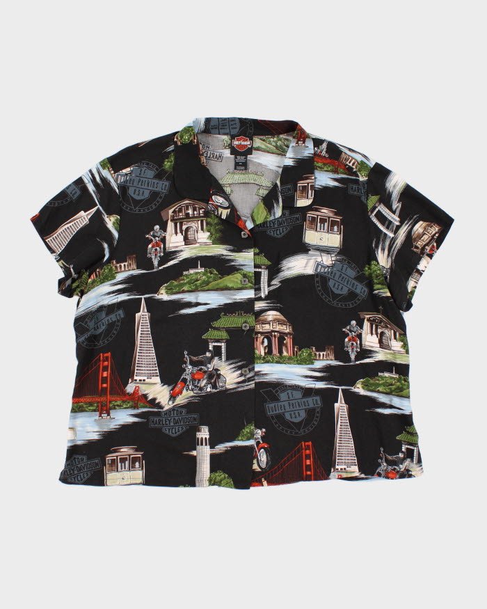Harley Davidson Hawaiian Style Shirt - XXL