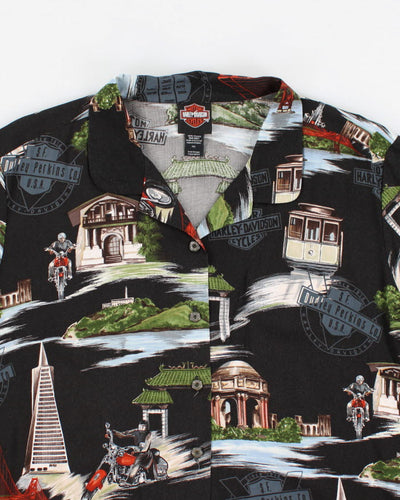 Harley Davidson Hawaiian Style Shirt - XXL