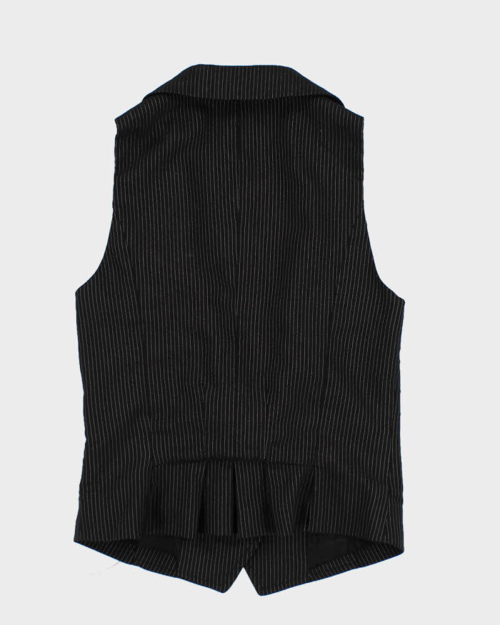 Y2K 00s Le Chateau Pinstripe Waistcoat - XXS