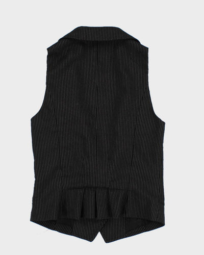 Y2K 00s Le Chateau Pinstripe Waistcoat - XXS