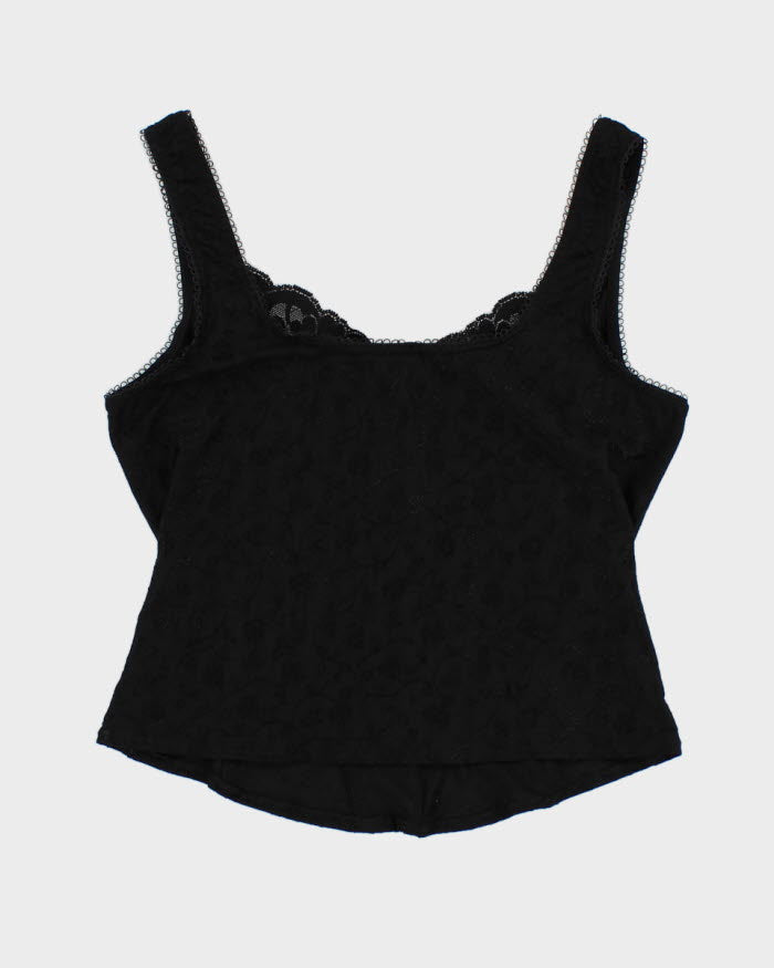 Vintage 90s Arianne Darling Embroidered Lace Detailed Cami - S