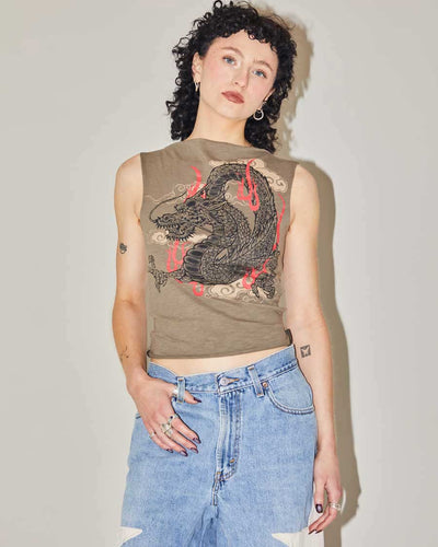 Rokit Originals Rework Slash Tank - XS