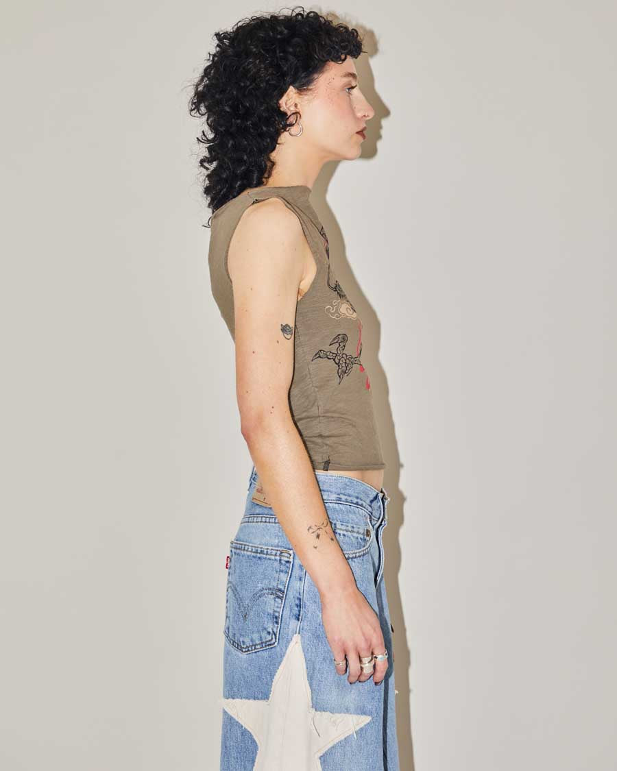 Rokit Originals Rework Slash Tank - XS