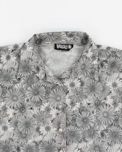 Vintage 90s Floral Blouse  - M