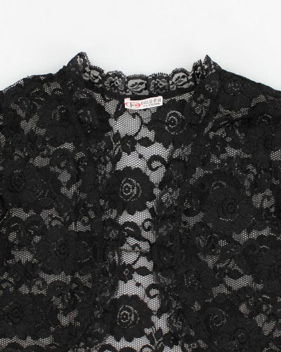 Vintage 90s Gold Fashion Lace Shrug - S