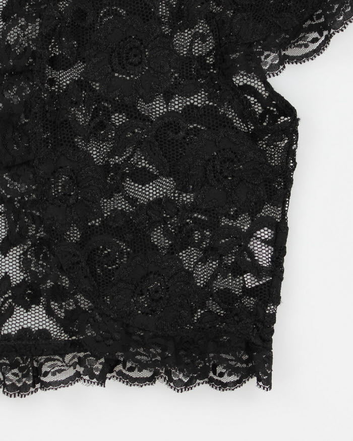 Vintage 90s Gold Fashion Lace Shrug - S