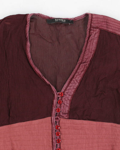 Vintage 90s Sandro Brown Shirt - S