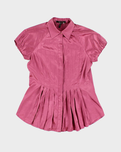 Vintage Y2k BCBG Maxazria Silk Blouse - M