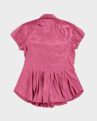 Vintage Y2k BCBG Maxazria Silk Blouse - M