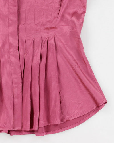 Vintage Y2k BCBG Maxazria Silk Blouse - M