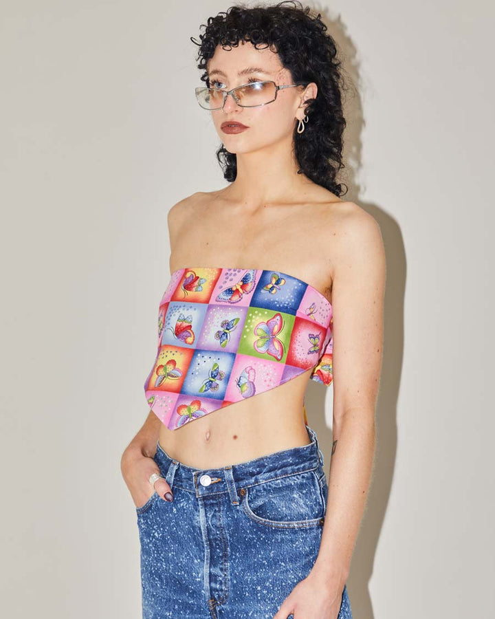 Rokit Originals Mary-Jane Scarf Top - S/M