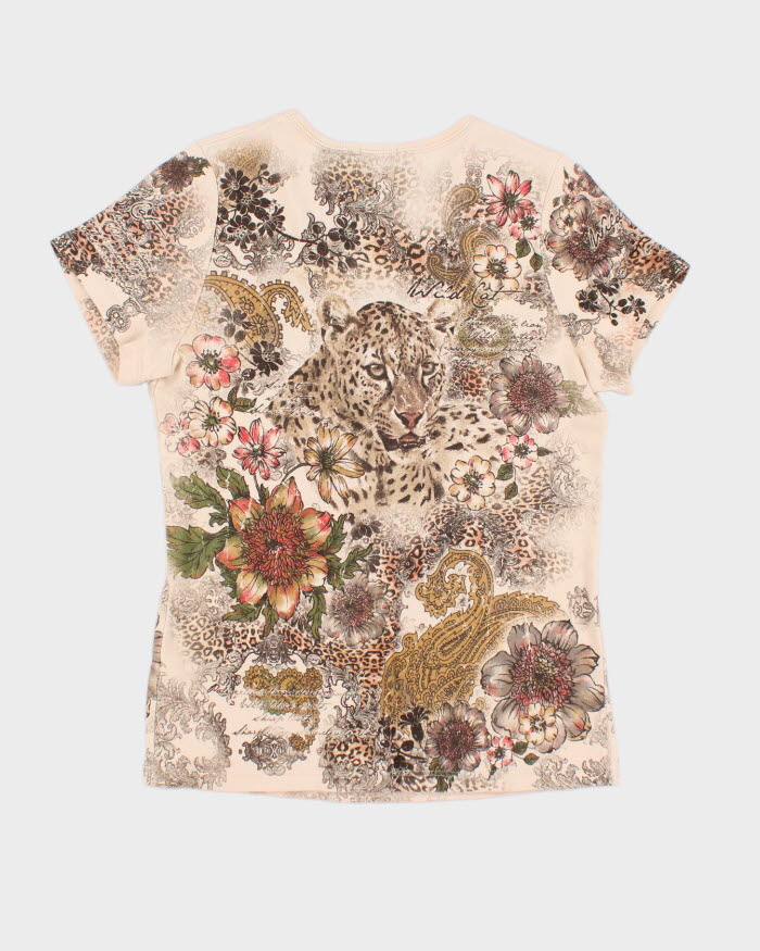 Y2k 00s Cactus Pattern Top - M