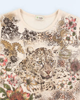 Y2k 00s Cactus Pattern Top - M