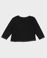 Y2k 00s Susan Lawrence Long Sleeve Paris T-shirt - XL